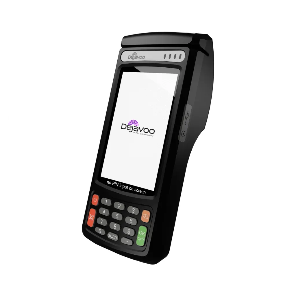 Dejavoo QD1 wireless payment terminal with keypad