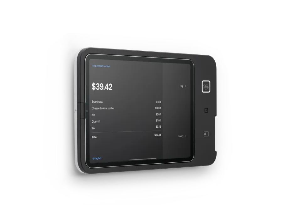 Square Kiosk self-service ordering display